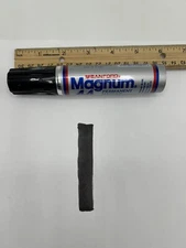 VINTAGE Sanford Magnum 44 Permanent Marker Smelly Black Ink Tested Wide Tip