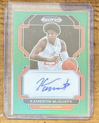 Kameron McGusty Autograph Auto Panini Prizm Draft Picks MLB #DP-KMC 2022 card