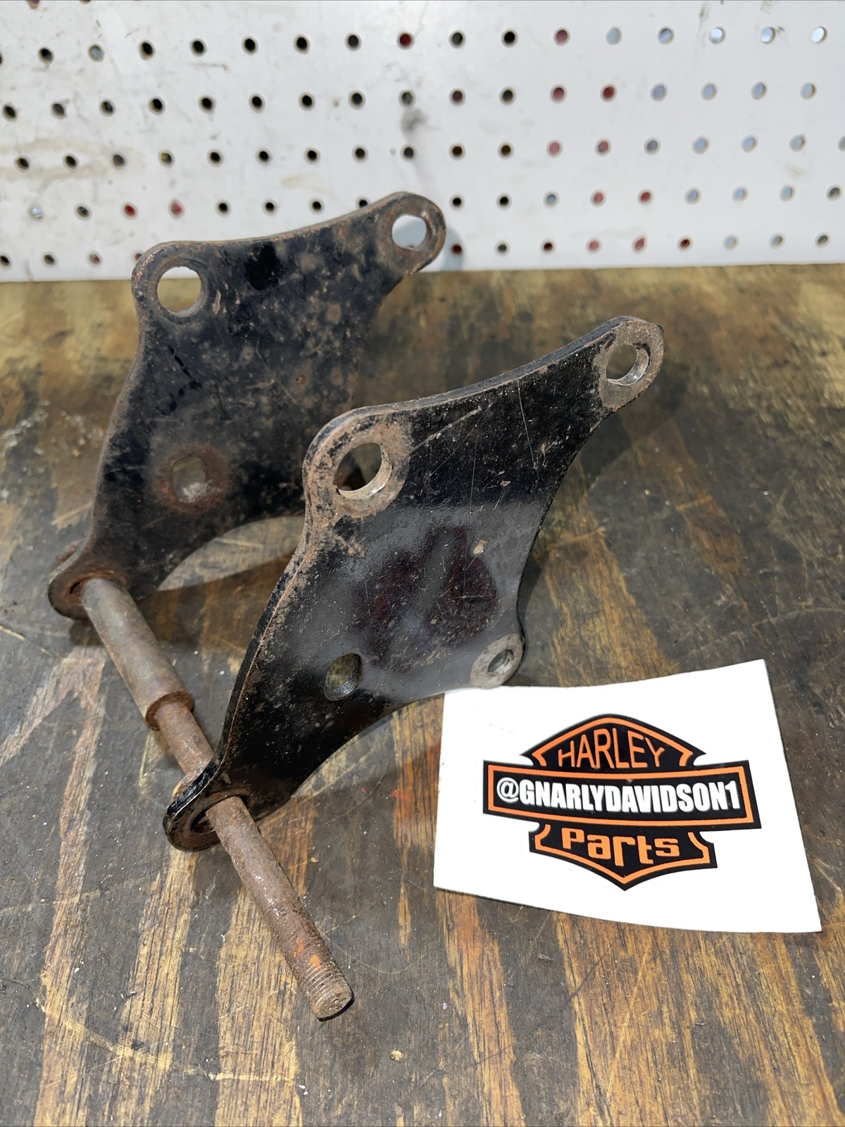 5781 harley davidson sportster ironhead front motor mount mounts 88 eBay