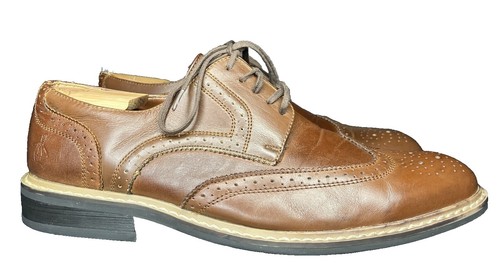 Penguin by Munsingwear Prince Wingtips Grey Suede/Leather sz  display picture 1