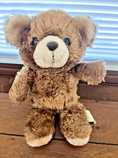 Prestige Toy Corp Teddy Bear Plush Stuffed Animal 9" 1985 Brown Korea Vintage