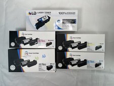 Lot Of 5 LD Compatible Dell 1250c 1350cnw 1355cn 1355cnw Toner Cartridge READ