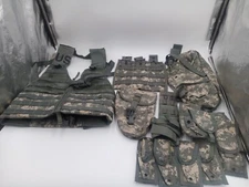 USGI ACU MOLLE 2 FLC Vest w/ 15 POUCHES  Molle II  Combo Set ACU999