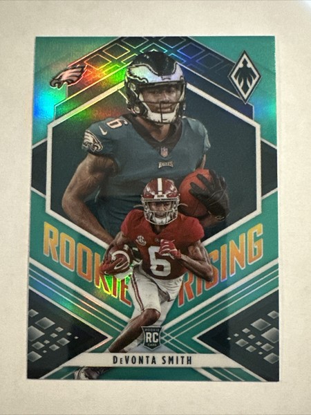 2021 Panini Phoenix - Rookie Rising Green #RIS-7 Devonta Smith /25 (RC ...