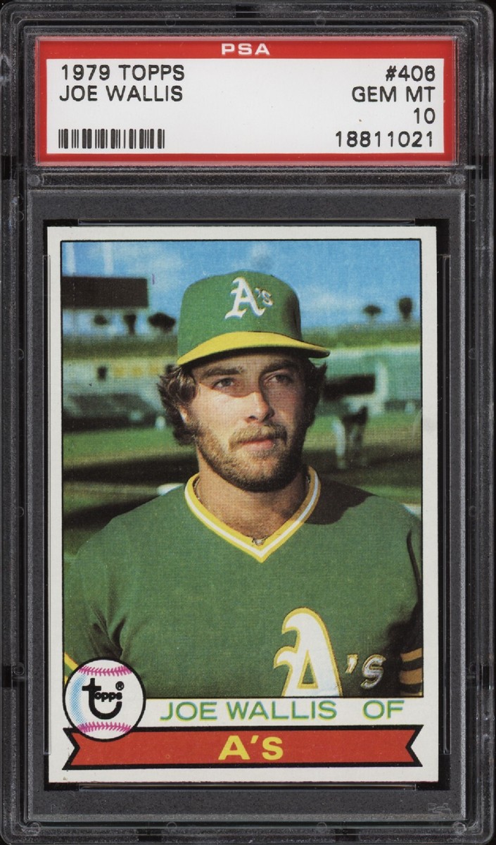1979 Topps #406 Joe Wallis - A's - PSA 10 - 18811021 - Pop 4