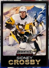 2021-22 Upper Deck Credentials Pro Visions Sidney Crosby #1 Pittsburgh Penguins