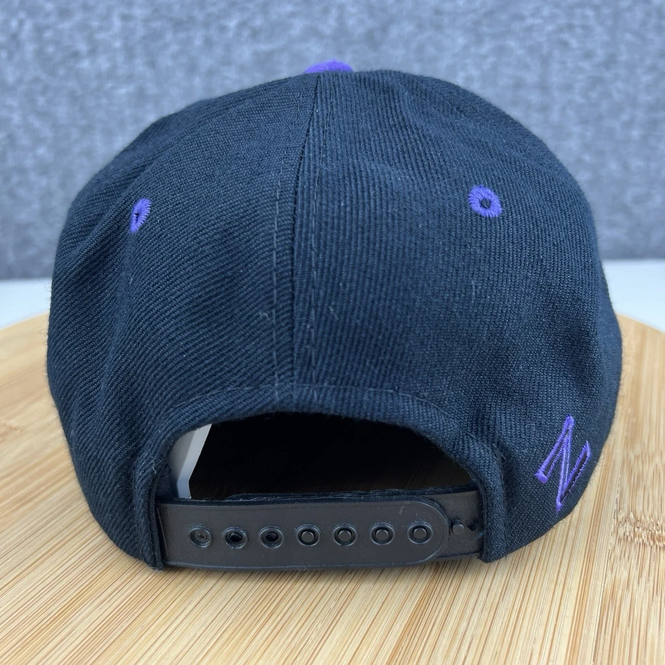 Gorra de colección East Carolina State Pirates Snapback Zephyr negra mezcla de lana ECU Foto 4 de 4