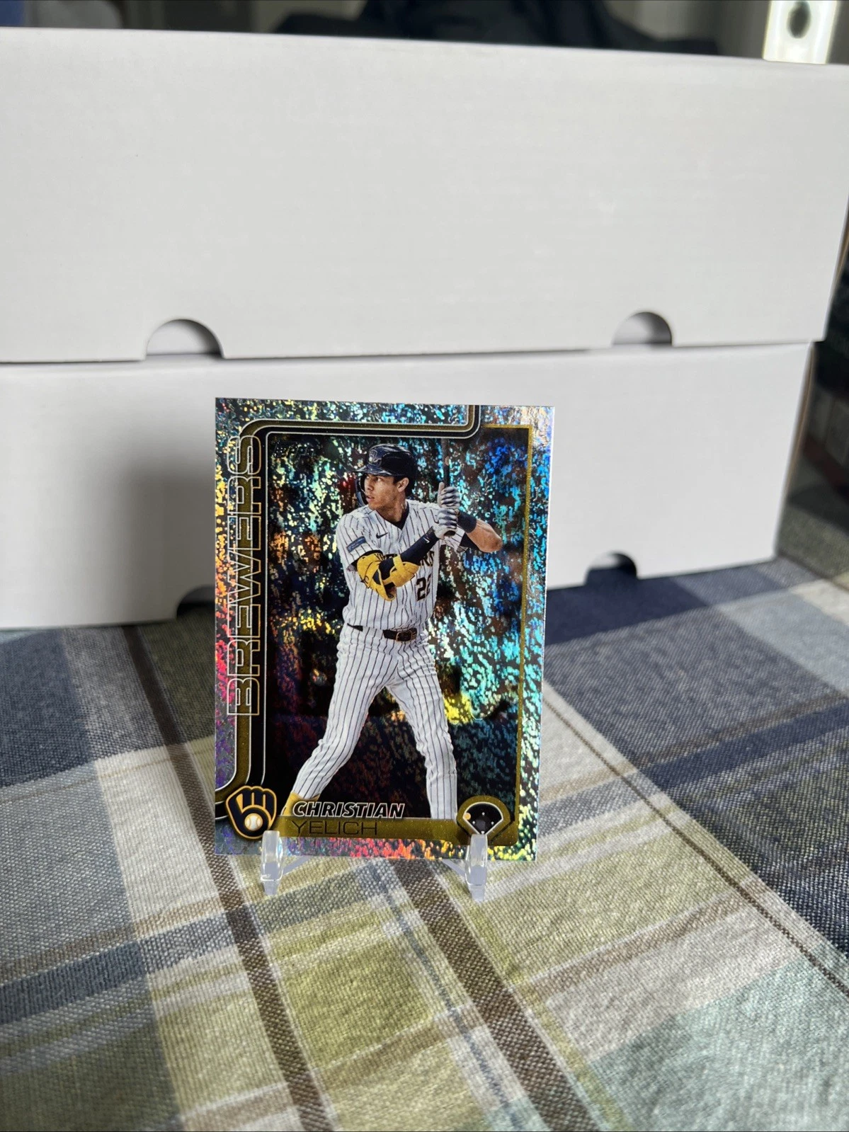 2025 Topps Series 1 - Christian Yelich #49 Holo Foil