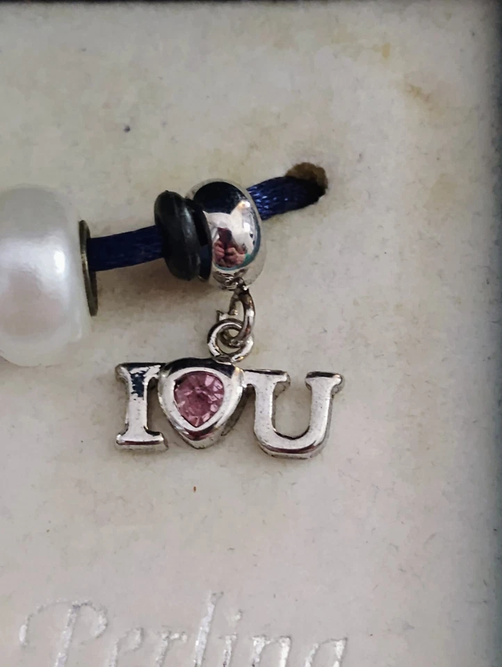 НОВЫЙ В КОРОБКЕ BELLA PERLINA ПОДВЕСКА КОМПЛЕКТ #1 МАМА NIB СЕРЕБРЯНЫЙ ТОНИРОВАННЫЙ PANDORA ТИПА ПОДВЕСКИ - Изображение 3 из 4