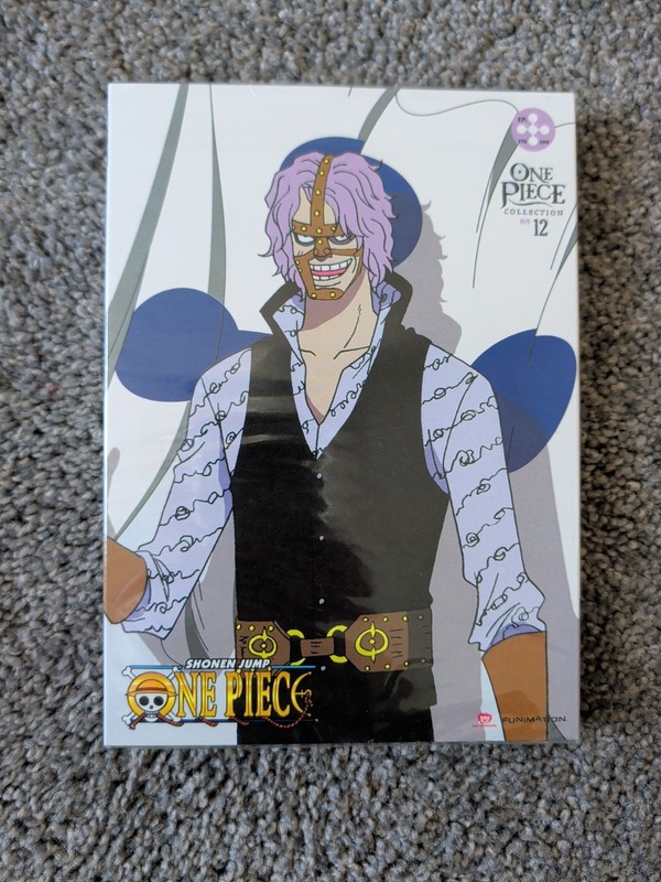 One Piece Collection 12 DVD w/ Slipcover Funimation Uncut Anime Eps 276-299 OOP