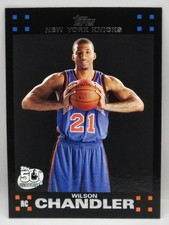 07-08 Topps Wilson Chandler Rookie Card (New York Knicks) #133. rookie card picture