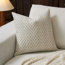 Floral Pillow Covers 18x18 Pillow Cover Block Print Couch Pillows for Living Roo