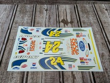 Jeff Gordon 24 Dupont NASCAR Model Decal Sheet 1:24 Scale