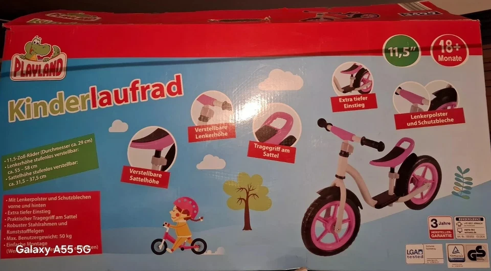 Kinder Laufrad ab 18 Monate