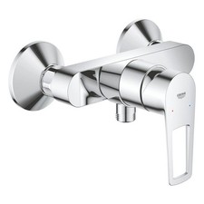Grohe Shower Mixer Valve Exposed Chrome Single Lever Brass Modern Bathroom