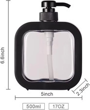1 PC 300Ml/500Ml Bathroom Soap Dispenser Refillable Lotion Shampoo Shower Gel Ho