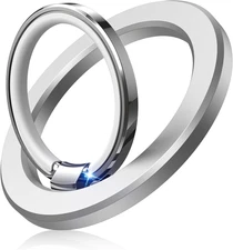 Temdan MagSafe Magnetic Phone Ring Holder - Silver Grip Stand
