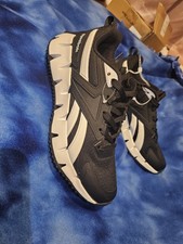 Reebok Zig Vector Men's Tennis Shoes Color: Jet Black Bright White Size: 9
