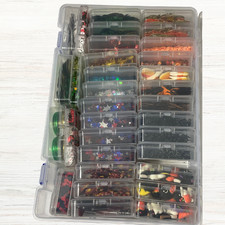 Holiday Craft Supply Lot Polymer Clay Slices Glitter Cabochons With Case