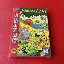 Marsupilami for Sega Genesis - CIB w/ Plastic Protective Cover - EXCELLENT!