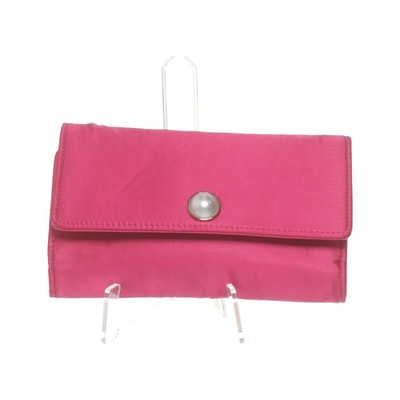 Zara Woman, Clutch, Damen, Polyester, Pink, Einfarbig, 18, 2, 12 cm #wHl
