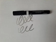 PRISMACOLOR PREMIER BROAD TIP METALLIC SILVER PM-117 BARELYUSED PAINT PEN MARKER