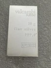 Valcambi Suisse 10 Gram .999 Fine Silver Bar