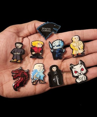 Game Of Thrones Inspired Shoe Charm Set - Fits Crocs, Clogs And Wristbands
