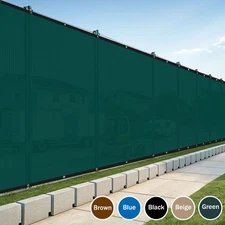 Green Black Beige Heavy Duty Privacy Fence Screen Garden Shade Fabric Mesh Net