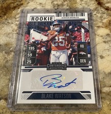 2024 Panini Contenders #283 Blake Watson Playoff Ticket autograph🔥