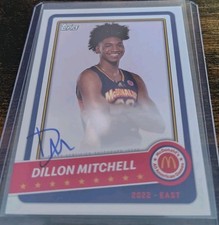 2022 Topps Chrome McDonald's A/A - #PA-DM Dillon Mitchell Rookie On Card Auto. rookie card picture