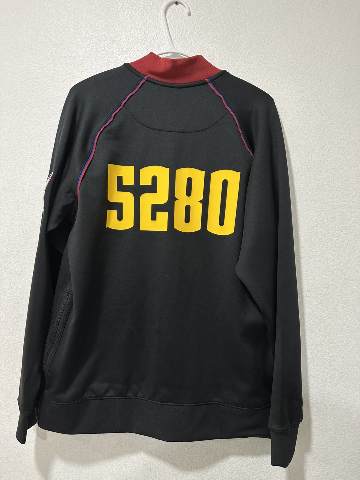 Men's Denver Nuggets Nike City Edition Showtime Full Zip Jacket player issued M  thumbnail 9