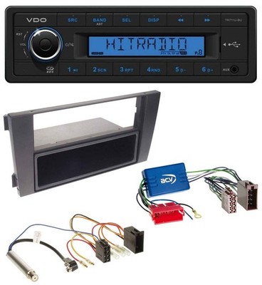 VDO AUX 1DIN MP3 USB Autoradio für Audi A6 C5 01-05 Symphony Aktivsystem Mini IS