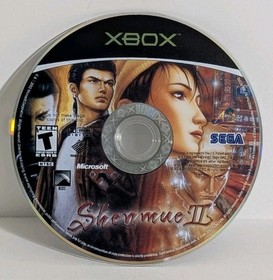 Shenmue II 2 Microsoft Xbox Sega With Bonus Movie Disc Rate Dreamcast USA