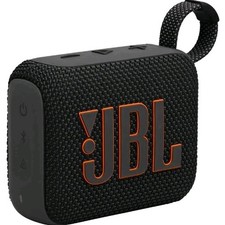 JBL Go 4 Portable Bluetooth Wireless Speaker Black Rectangular 9.4x7.5x4.2cm