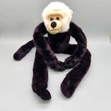 Vintage Animal Alley Hanging Monkey Black Plush Toys R Us Stuffed 2000 Hugging