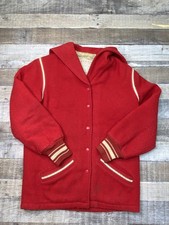 Vintage 60s Varsity Jacket Letterman Wool Lea...