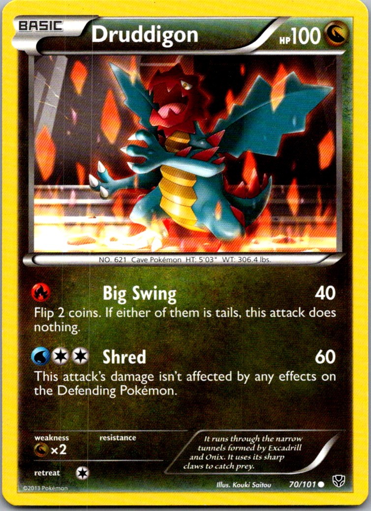 Druddigon 70/101 Plasma Blast Common LP