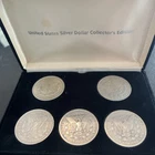Set of 5 Morgan Silver Dollars 1887,1880,1891,1788,1921