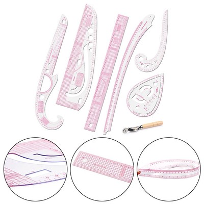 Comma-shaped Ruler Clothing Cutting Ruler Flexible Material Fashion Design
