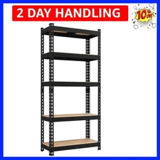 Storage Shelves 5 Tier Garage Shelving Heavy Duty Garage Shelves Adjustable M...