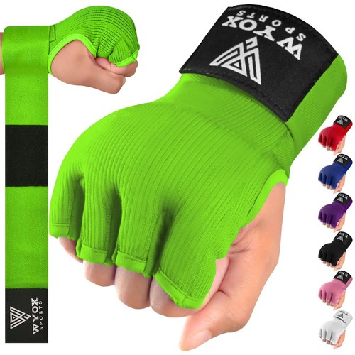 Gel Boxing Hand Wraps Inner Gloves for Men and Women, Quick 80cm Long Wrist S...