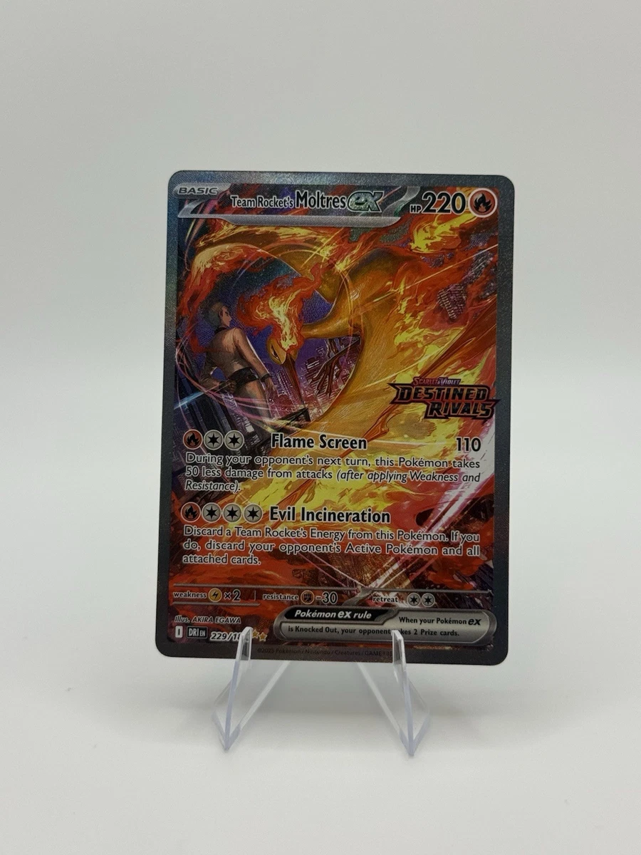 25+ Team Rocket's Moltres Ex 229/182 Sv10: Destined Rivals for