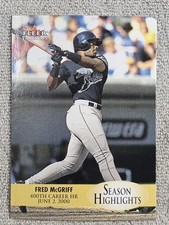 2000 Fleer Tradition Update Fred McGriff #U4 HOF Season Highlights From New Box