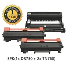 Compatible TN760 Toner DR730 Drum Unit fits for Brother DCP-L2550DW HL-L2370DW