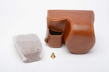 MegaGear Sony Alpha A6300, A6000 16-50 mm Eveready case, strap, camel , New