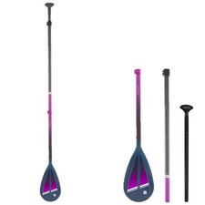 RED CARBON Paddle Hybrid Tough 3pcs Camlock SUP Red Paddle Co. rosa solo 898g NUOVO