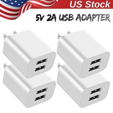 Universal Dual 2-Port USB Plug Charger 5V2A Wall Plug Power Adapter Fast Charger