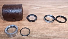 Lens Case with FIVE (5) Filters and Adapters Tiffen Spiratone Spiralite