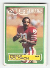 1983 Topps #172 Freddie Solomon Poor
